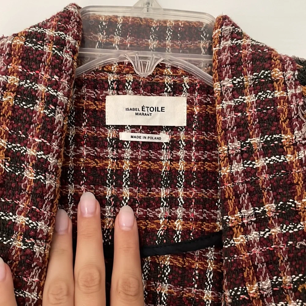 Isabel Marant Etoile Tweed Blazer - Picture 2 of 5